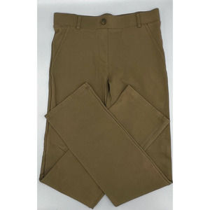 NWOT Betabrand Women's Straight Leg Pant Small Brown‎ Classic Dress Yoga Comfort